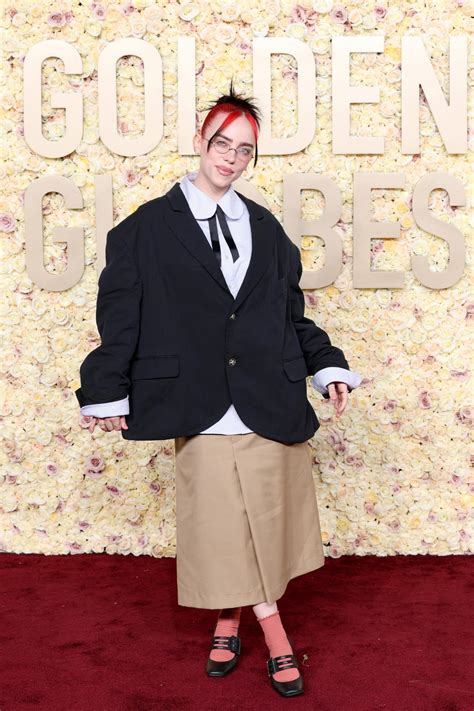 billie eilish golden globes 2022|billie eilish golden globes outfit.